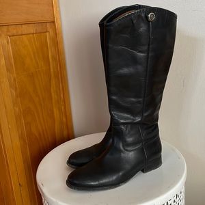 Leather Frye boot